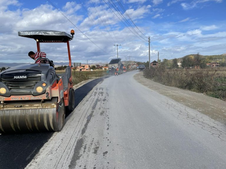 Fillojnë punimet në zgjerimin e rrugës Podgorcë-Vërbovcë