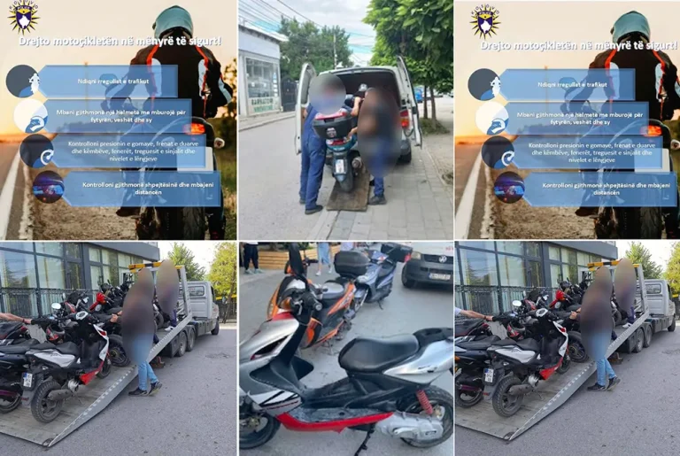 Zero tolerancë për drejtuesit e motoçikletave që bien në kundërshtim me ligjin