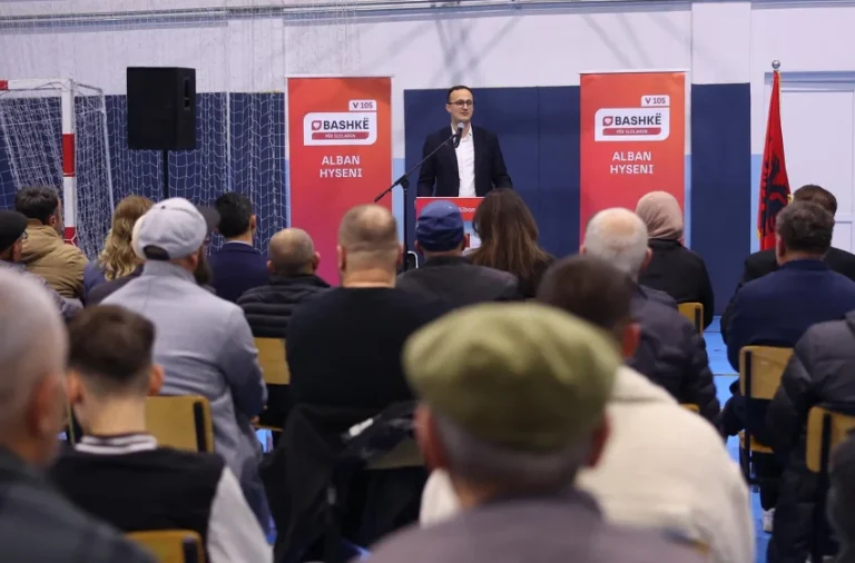 Alban Hyseni në Përlepnicë dhe në Lagjen “Dheun e bardhë”: Fitorja është e jona