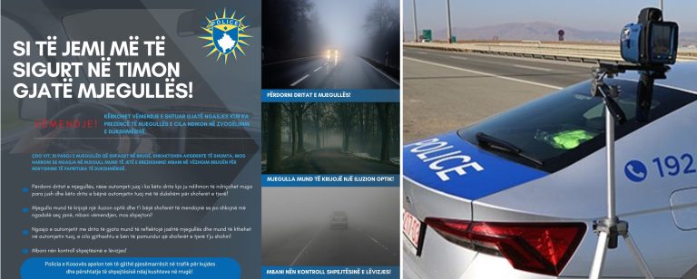 Për një javë mbi 1 mijë e 600 gjobitje për kundërvajtësit në trafikun rrugor në Rajonin e Gjilanit