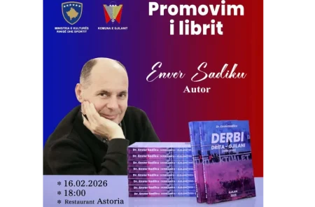 Sot promovohet libri “Derbi Drita – Gjilani (1995 – 2025) i autorit Enver Sadiku