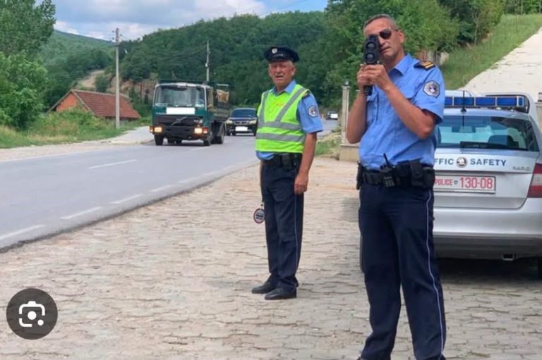 Policia e Gjilanit ndëshkon 1,994 shoferë brenda një jave – dhjetëra aksidente dhe 62 masa ndalimi të patentës